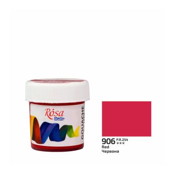 Rósa Gouache Studio színenként - 20 ml tégelyes - Vörös - 906 Rósa Gouache Studio színenként - 20 ml tégelyes - Vörös - 906