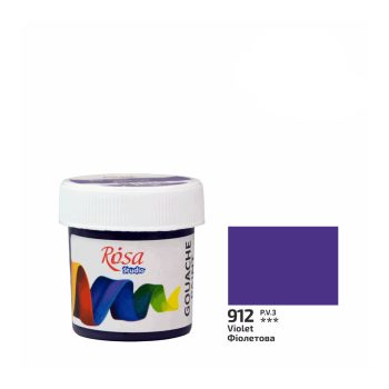 Rósa Gouache Studio színenként - 20 ml tégelyes - Ibolya - 912 Rósa Gouache Studio színenként - 20 ml tégelyes - Ibolya - 912