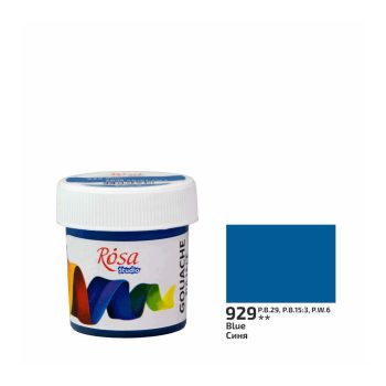 Rósa Gouache Studio színenként - 20 ml tégelyes - Kék - 929