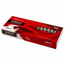 Akrilfesték készlet - Rósa Studio - 6 x 20 ml tubusos - kartondobozban