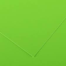 VIVALDI CANSON, fluoreszkáló papír, egyoldalas, ívben 250gr fluor zöld A4