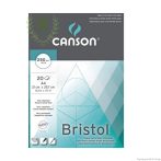 CANSON Illustration Bristol, fehér síma rajztömb ilusztrációhoz,  ragasztott 250gr