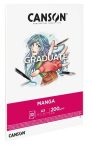 CANSON Graduate Manga tömb, ragasztott 200gr 30 ív A3