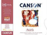 CANSON paletta olaj- és akrilfestéshez, letéphető ívekkel 95gr 40 ív 24 x 32
