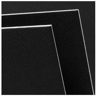 Canson Mi-Teintes   paszpartu karton, méhsejtjellegű felülettel, ívben 1090gr 60 x 80, fekete