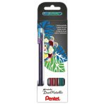 Pentel zselés rollertoll Dual-Hybrid 4 darabos szett