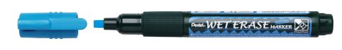 Pentel törölhető folyékony krétamarker fordítható heggyel 2-4 mm - kék