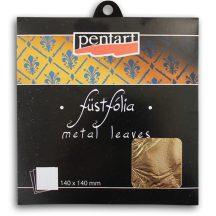   Pentart Füstfólia lapok, 14 x 14 cm, 5 lap / csomag - arany