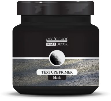 Pentart WallDecor Texturáló alapozó 1000 ml fekete
