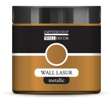 Pentart WallDecor Fallazúr metál 500 ml antikréz