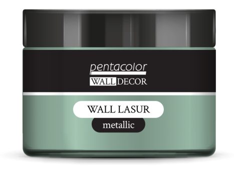 Pentart WallDecor Fallazúr metál 150 ml zöld-ezüst