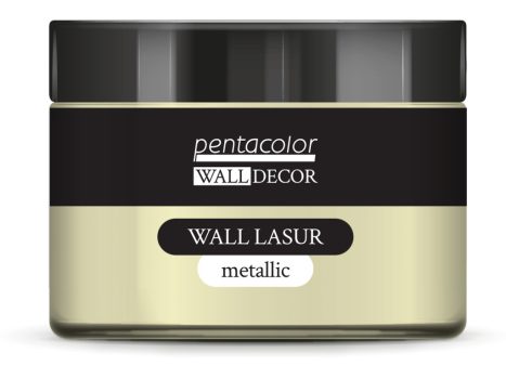 Pentart WallDecor Fallazúr metál 150 ml gyöngyházfehér
