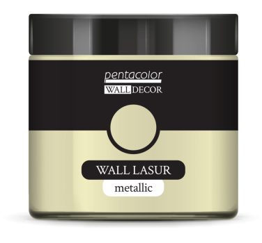 Pentart WallDecor Fallazúr metál 500 ml gyöngyházfehér