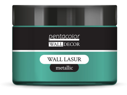Pentart WallDecor Fallazúr metál 150 ml kék-arany