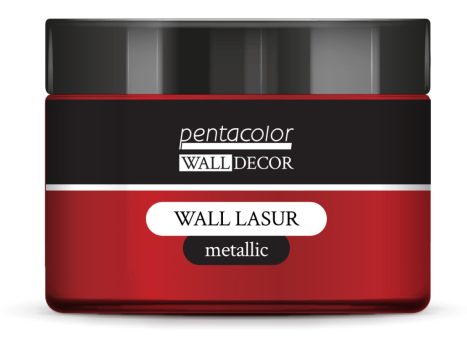 Pentart WallDecor Fallazúr metál 150 ml vörösréz