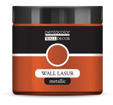Pentart WallDecor Fallazúr metál 500 ml tűzarany