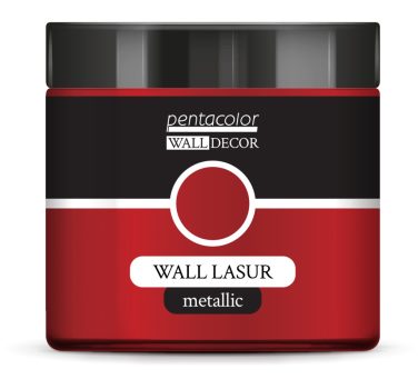 Pentart WallDecor Fallazúr metál 500 ml vörösréz