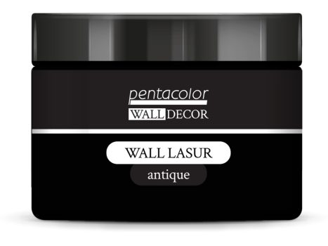Pentart WallDecor Fallazúr antikoló 150 ml fekete