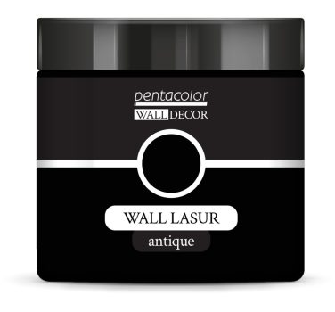 Pentart WallDecor Fallazúr antikoló 500 ml fekete