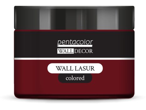 Pentart WallDecor Fallazúr színes 150 ml bordó