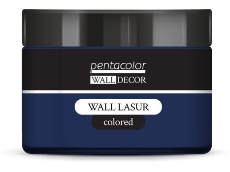 Pentart WallDecor Fallazúr színes 150 ml acélkék