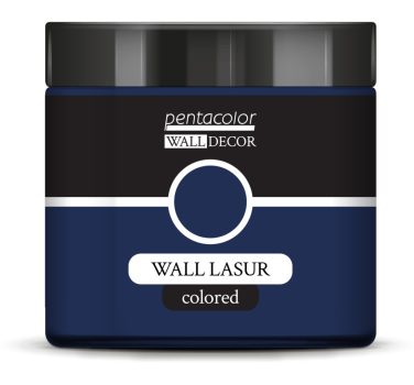Pentart WallDecor Fallazúr színes 500 ml acélkék