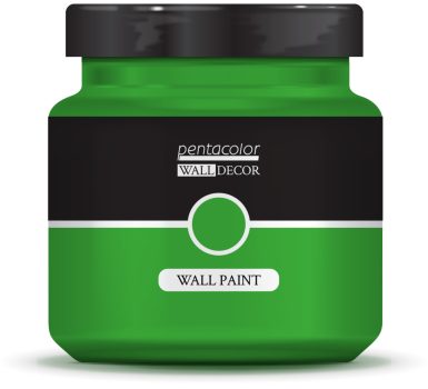 Pentart WallDecor Falfesték, Selyemfényű - 1000 ml Almazöld