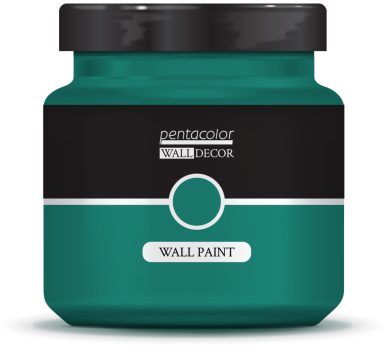 Pentart WallDecor Falfesték, Selyemfényű - 1000 ml Sötétpatina
