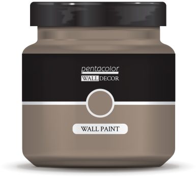 Pentart WallDecor Falfesték, Selyemfényű - 1000 ml Sötétbézs