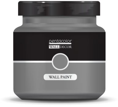 Pentart WallDecor Falfesték, Selyemfényű - 1000 ml Mohaszürke
