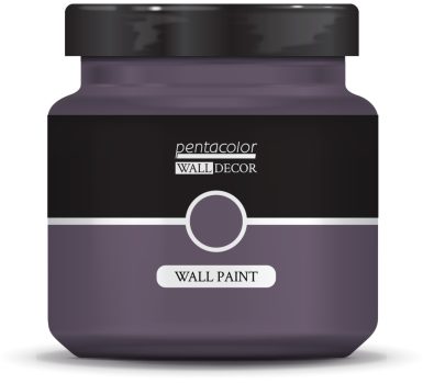 Pentart WallDecor Falfesték, Selyemfényű - 1000 ml Hamvas szilva