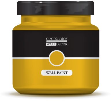 Pentart WallDecor Falfesték, Selyemfényű - 1000 ml Napraforgó