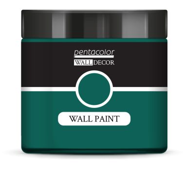 Pentart WallDecor Falfesték, Selyemfényű - 500 ml Smaragdzöld