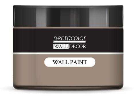 Pentart WallDecor Falfesték, Selyemfényű - 150 ml Sötétbézs