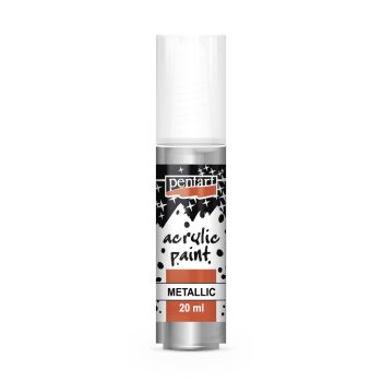 Pentart Metál Akrilfesték 20 ml Rococo Silver