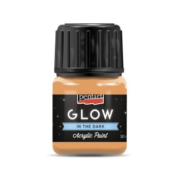 Pentart GLOW Sötétben világító akrilfesték 30 ml Orange