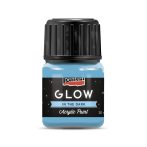 Pentart GLOW Sötétben világító akrilfesték 30 ml Blue