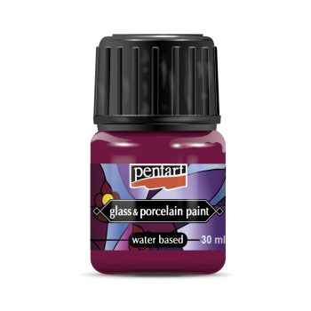 Üveg- és porcelánfesték 30 ml magenta