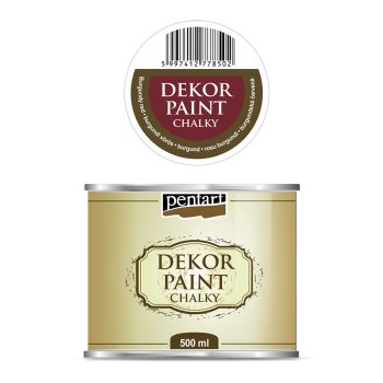 Pentart Dekor krétafesték 500 ml burgundi vörös