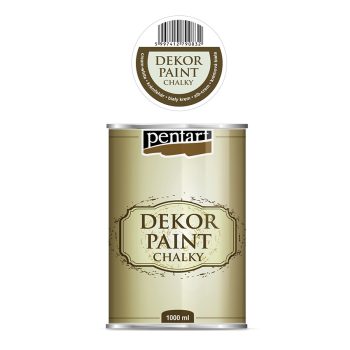 Pentart Dekor krétafesték 1000 ml  krémfehér