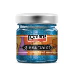 Pentart Üvegfesték 30 ml  - Csillogó kék - Kifutó szín