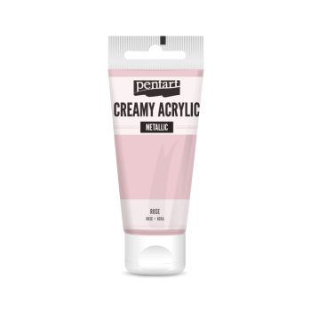 Pentart Krémes akrilfesték metál 60 ml Rose