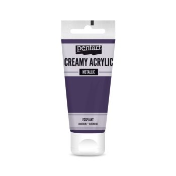 Pentart Krémes akrilfesték metál 60 ml Eggplant