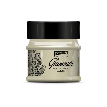 Pentart Glamour metál 50 ml antikezüst