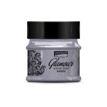 Pentart Glamour metál 50 ml óezüst