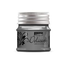 Pentart Delicate textil- és bőrfesték 50 ml antikezüst