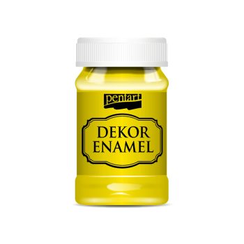 Dekor zománcfesték 100 ml Sárga