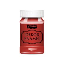 Dekor zománcfesték 100 ml Piros