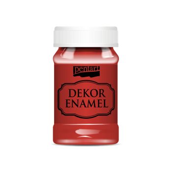 Dekor zománcfesték 100 ml Piros