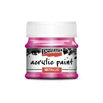 Pentart Metál akrilfesték 50 ml magenta